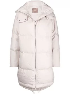 12 STOREEZ LIGHT CREAM Doudoune à Capuche Femme