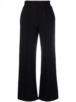 ( Nouvelle Collection ) 12 STOREEZ Pantalon En Coton Mélangé à Taille élastiquée BLACK