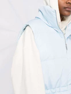 12 STOREEZ Gilet Matelassé à Taille à Lien De Resserrage Femme -12 STOREEZ Soldes Magasin 17632120 36862702 600