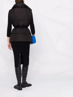 12 STOREEZ Doudoune à Taille à Lien De Resserrage BLACK -12 STOREEZ Soldes Magasin 17632121 36862882 600