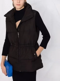 12 STOREEZ Doudoune à Taille à Lien De Resserrage BLACK -12 STOREEZ Soldes Magasin 17632121 36862888 600