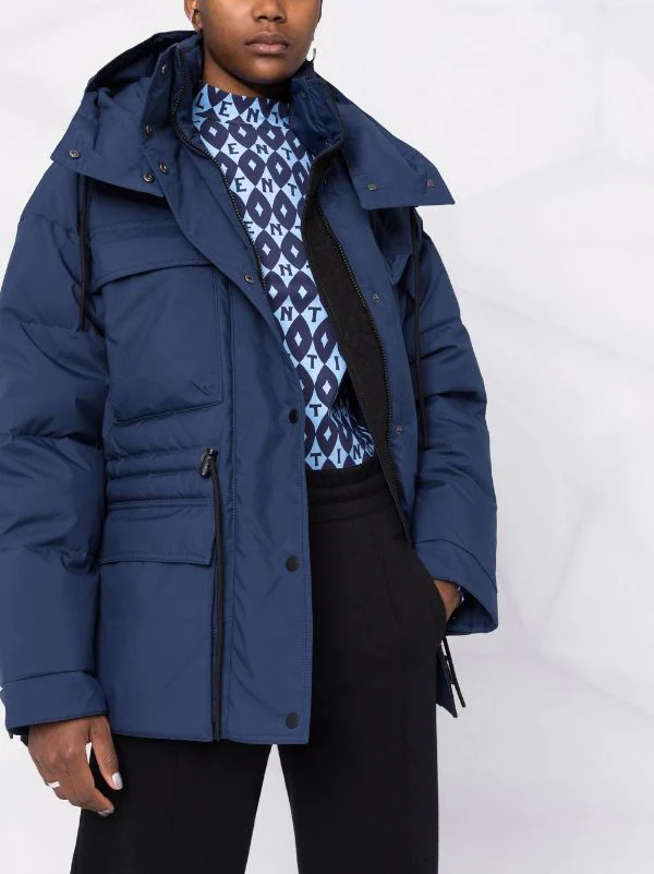 12 STOREEZ Doudoune à Fermeture Zippée NAVY 5 12 STOREEZ Doudoune à Fermeture Zippée NAVY – Image 5