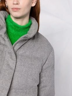 12 STOREEZ Doudoune Oversize En Laine GREY -12 STOREEZ Soldes Magasin 17632125 36861904 600