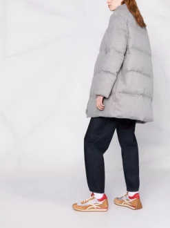 12 STOREEZ Doudoune Oversize En Laine GREY -12 STOREEZ Soldes Magasin 17632125 36861905 600