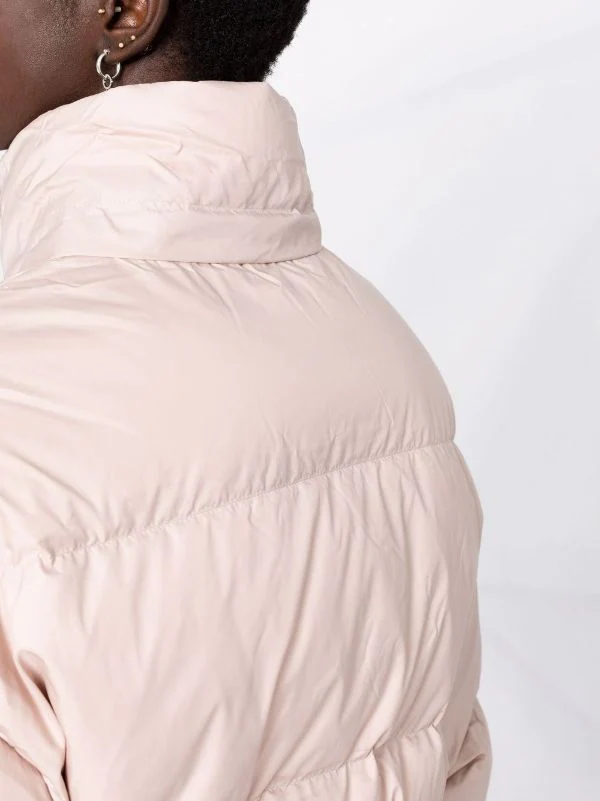 12 STOREEZ LIGHT COFFEE Doudoune à Taille Ceinturée Femme 5 12 STOREEZ LIGHT COFFEE Doudoune à Taille Ceinturée Femme – Image 5