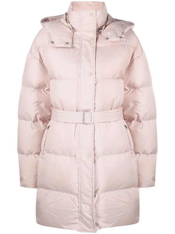 12 STOREEZ LIGHT COFFEE Doudoune à Taille Ceinturée Femme 1 12 STOREEZ LIGHT COFFEE Doudoune à Taille Ceinturée Femme