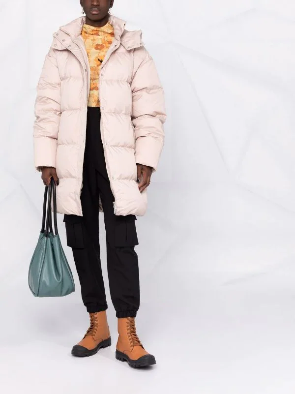 12 STOREEZ LIGHT COFFEE Doudoune à Taille Ceinturée Femme 2 12 STOREEZ LIGHT COFFEE Doudoune à Taille Ceinturée Femme – Image 2