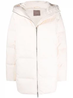 12 STOREEZ Doudoune Oversize à Capuche IVORY