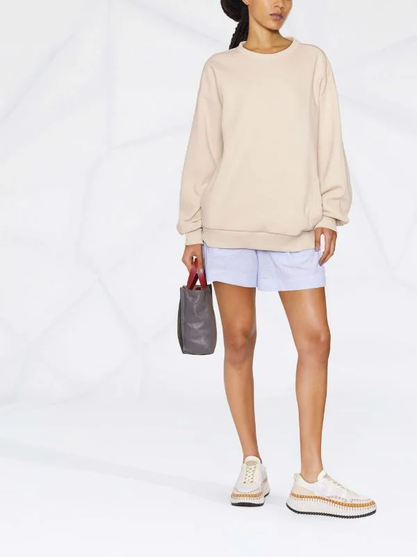 ( Nouvelle Collection ) 12 STOREEZ Sweat En Coton Mélangé à Détails De Poches Femme 2 ( Nouvelle Collection ) 12 STOREEZ Sweat En Coton Mélangé à Détails De Poches Femme – Image 2