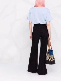 ( Nouvelle Collection ) 12 STOREEZ T-shirt En Coton à Effet D'épaules Descendues SKY BLUE -12 STOREEZ Soldes Magasin 17632193 38443061 600