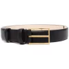 12 STOREEZ BLACK Ceinture à Boucle Rectangulaire Femme