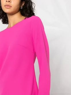 12 STOREEZ Robe Mi-longue à Manches Longues FUCHSIA -12 STOREEZ Soldes Magasin 17652561 385c56f9 e867 4957 a617 622be20586a4 600