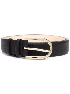 12 STOREEZ Ceinture à Boucle Ovale BLACK