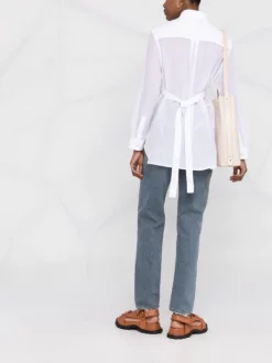 12 STOREEZ White Chemise à Détail De Plastron Femme -12 STOREEZ Soldes Magasin 17652578 780aa3c0 da70 4d0c 9428 7ce30563e25e 600