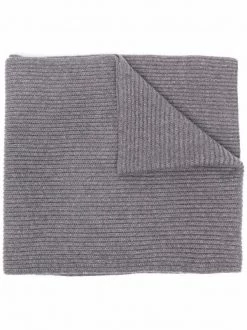 12 STOREEZ GREY écharpe Nervurée En Cachemire Mélangé Femme