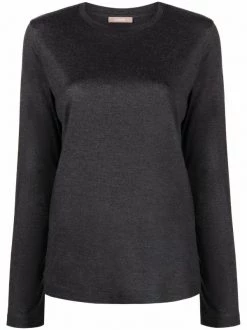 12 STOREEZ T-shirt Ă Manches Longues DARK GREY