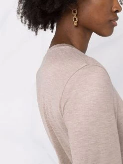 12 STOREEZ T-shirt En Maille LIGHT COFFEE -12 STOREEZ Soldes Magasin 17652755 37403533 600