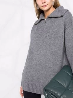 12 STOREEZ Pull à Col Montant Zippé GREY -12 STOREEZ Soldes Magasin 17652758 37393192 600