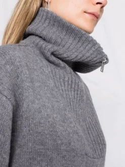 12 STOREEZ Pull à Col Montant Zippé GREY -12 STOREEZ Soldes Magasin 17652758 37393220 600