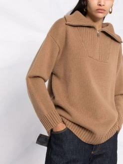 12 STOREEZ Pull En Maille à Fermeture Zippée Femme -12 STOREEZ Soldes Magasin 17652760 37403209 600