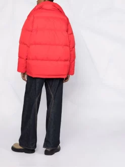 12 STOREEZ Doudoune à Fermeture Zippée RED -12 STOREEZ Soldes Magasin 17653682 37204323 600