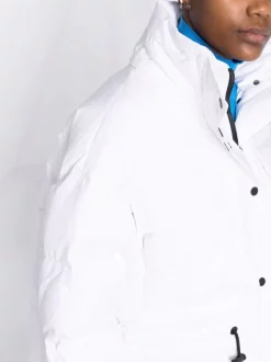 12 STOREEZ White Doudoune Zippée à Capuche Femme -12 STOREEZ Soldes Magasin 17654475 37209515 600