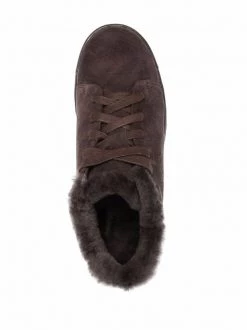 12 STOREEZ Dark Brown Baskets à Intérieur Lainé Femme -12 STOREEZ Soldes Magasin 17654482 37183906 600