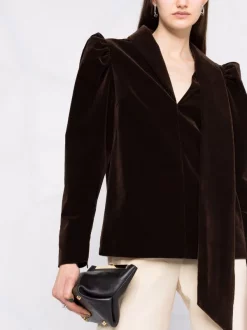 12 STOREEZ Blouse à Détail D'écharpe Femme -12 STOREEZ Soldes Magasin 17654601 37402744 600