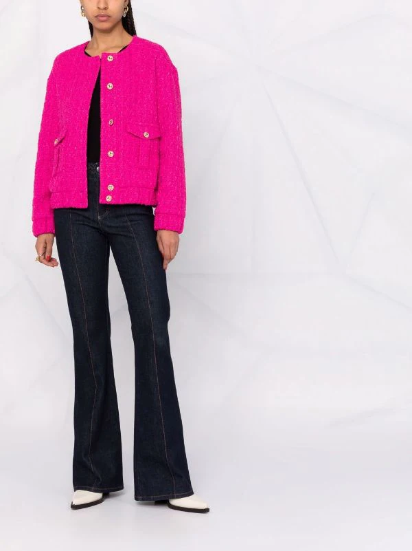 12 STOREEZ Veste Bomber En Tweed Femme 2 12 STOREEZ Veste Bomber En Tweed Femme – Image 2