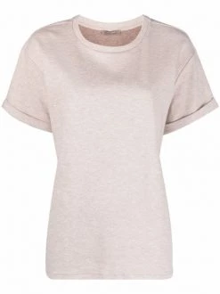 12 STOREEZ T-shirt à Encolure Ronde Femme