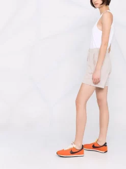 12 STOREEZ Short à Taille à Lien De Resserrage LIGHT COFFEE -12 STOREEZ Soldes Magasin 17658532 37247871 600