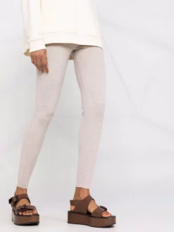 12 STOREEZ LIGHT BEIGE Legging En Cachemire Mélangé Femme -12 STOREEZ Soldes Magasin 17658600 37527829 600