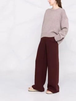 12 STOREEZ LIGHT COFFEE Pull En Cachemire Mélangé à Col Rond Femme -12 STOREEZ Soldes Magasin 17658602 37527801 600