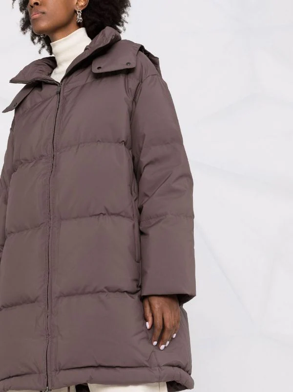 12 STOREEZ Doudoune à Capuche COFFEE 5 12 STOREEZ Doudoune à Capuche COFFEE – Image 5