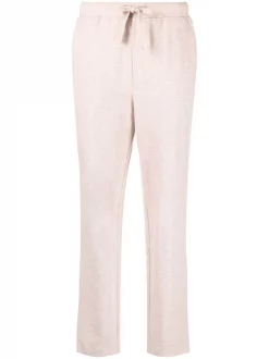 12 STOREEZ Pantalon Droit à Lien De Resserrage BEIGE