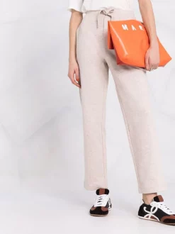 12 STOREEZ Pantalon Droit à Lien De Resserrage BEIGE -12 STOREEZ Soldes Magasin 17659303 37248904 600