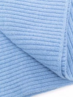 12 STOREEZ écharpe Nervurée En Laine Mérinos LIGHT BLUE -12 STOREEZ Soldes Magasin 17659359 37518880 600