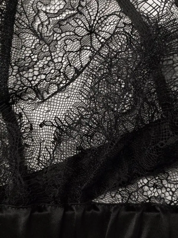 12 STOREEZ BLACK Soutien-gorge En Dentelle à Effet De Transparence Femme 3 12 STOREEZ BLACK Soutien-gorge En Dentelle à Effet De Transparence Femme – Image 3