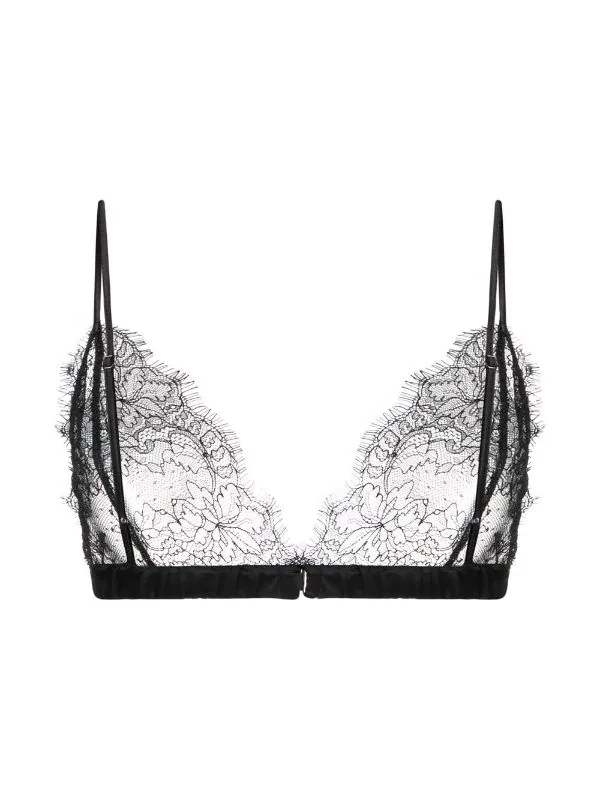 12 STOREEZ BLACK Soutien-gorge En Dentelle à Effet De Transparence Femme 2 12 STOREEZ BLACK Soutien-gorge En Dentelle à Effet De Transparence Femme – Image 2
