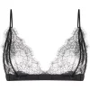12 STOREEZ BLACK Soutien-gorge En Dentelle à Effet De Transparence Femme