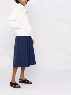 12 STOREEZ Sweat En Coton Mélangé à Col Zippé IVORY -12 STOREEZ Soldes Magasin 17659367 37527649 600