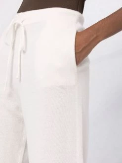 12 STOREEZ IVORY Pantalon Droit à Lien De Resserrage Femme -12 STOREEZ Soldes Magasin 17660062 37248735 600