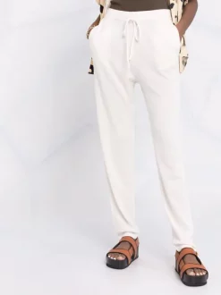 12 STOREEZ IVORY Pantalon Droit à Lien De Resserrage Femme -12 STOREEZ Soldes Magasin 17660062 37248737 600