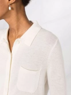 12 STOREEZ IVORY Chemise En Cachemire Mélangé Femme -12 STOREEZ Soldes Magasin 17660145 37526600 600