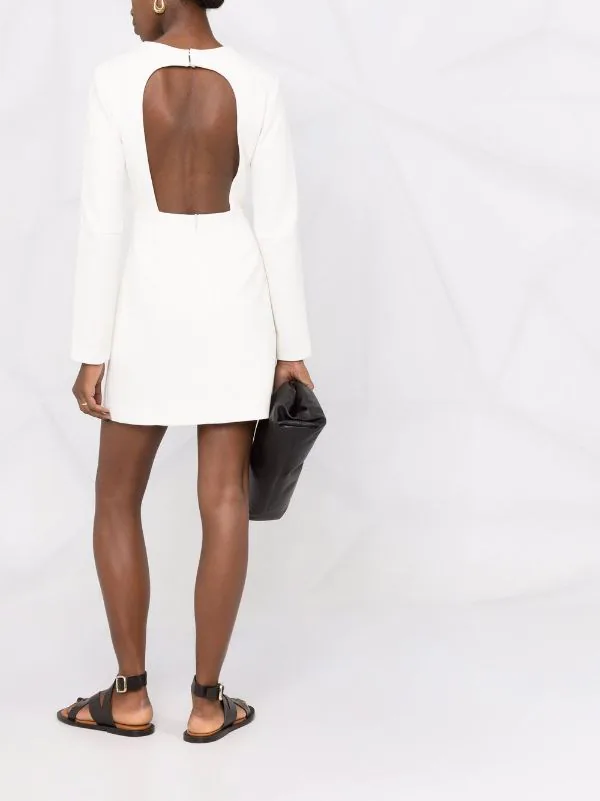 12 STOREEZ Robe Cintrée à Dos Ouvert Femme 2 12 STOREEZ Robe Cintrée à Dos Ouvert Femme – Image 2