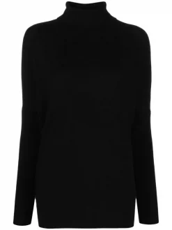 12 STOREEZ Pull Oversize En Cachemire Mélangé BLACK