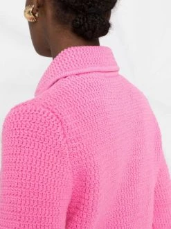 12 STOREEZ PINK Veste Boutonnée à Design En Crochet Femme -12 STOREEZ Soldes Magasin 17662934 47adec44 b970 46e5 ac25 043dd58e51a0 600