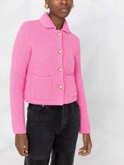 12 STOREEZ PINK Veste Boutonnée à Design En Crochet Femme -12 STOREEZ Soldes Magasin 17662934 88d8e275 a9bf 47b5 9000 63e9be7c38db 600