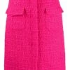 12 STOREEZ FUCHSIA Jupe Mi-longue En Tweed Femme
