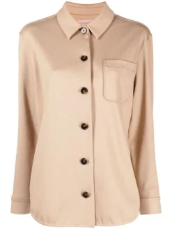 12 STOREEZ Chemise En Coton à Manches Longues Femme